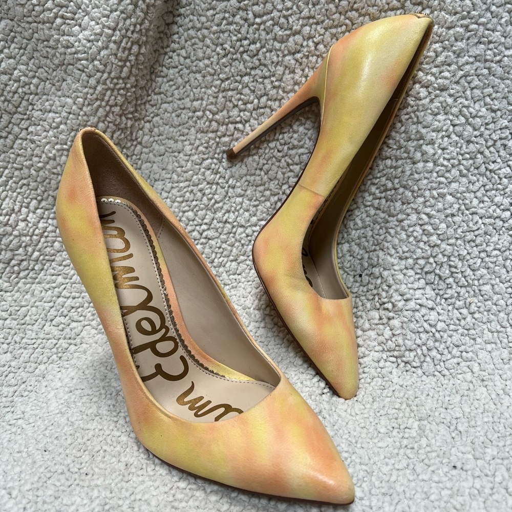 Sam Edelman Watercolor Tie Dye Heels